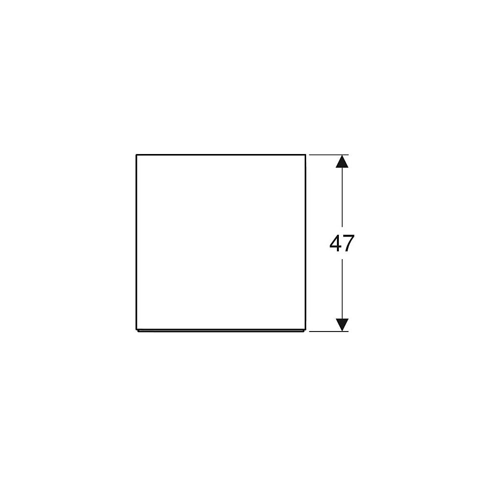 Geberit ONE Seitenschrank 1 Schublade, 45x24,5x47cm, Mattweiß... GEBERIT-505078002 4025410630476 (Abb. 4)