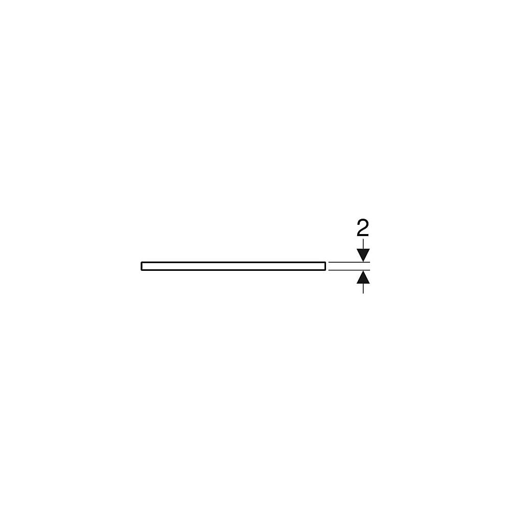 Geberit ONE Waschtischplatte Ausschnitt rechts, Steinzeug, für Aufsatzwaschtisch, 12... GEBERIT-505155001 4025410631275 (Abb. 6)
