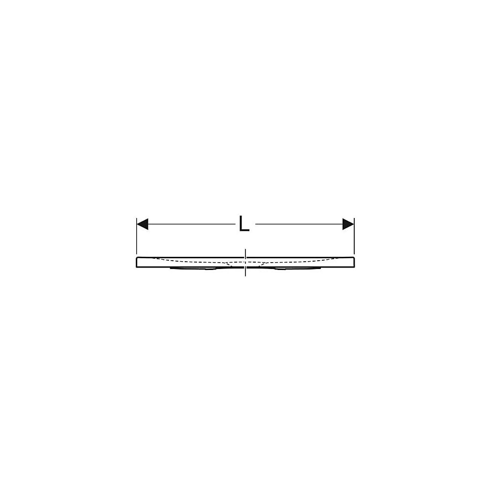 Geberit Nemea quadratische Duschwanne 80x80x3,5cm, Mattweiß... GEBERIT-550590001 4025410627148 (Abb. 5)