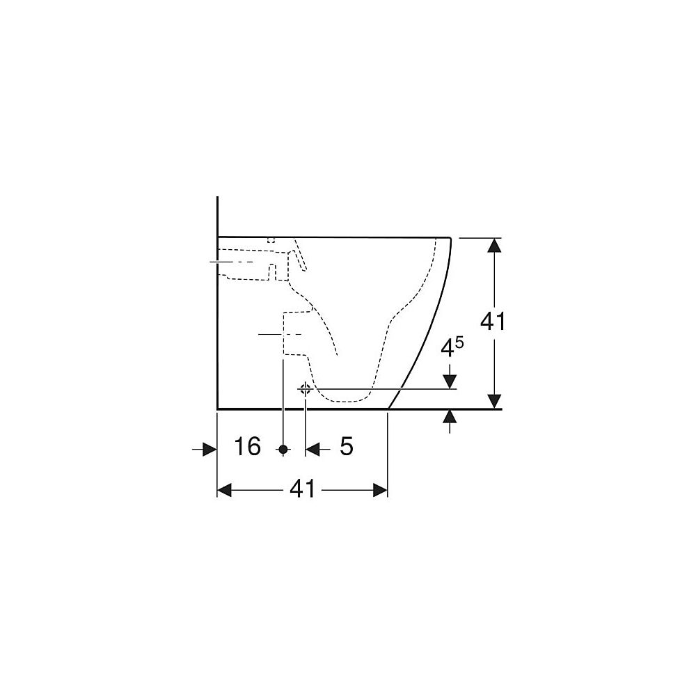 Geberit iCon Stand-WC Tiefspüler, wandbündig, geschlossene Form, Rimfree Tiefe 56cm,... GEBERIT-502382001 4025410628008 (Abb. 6)