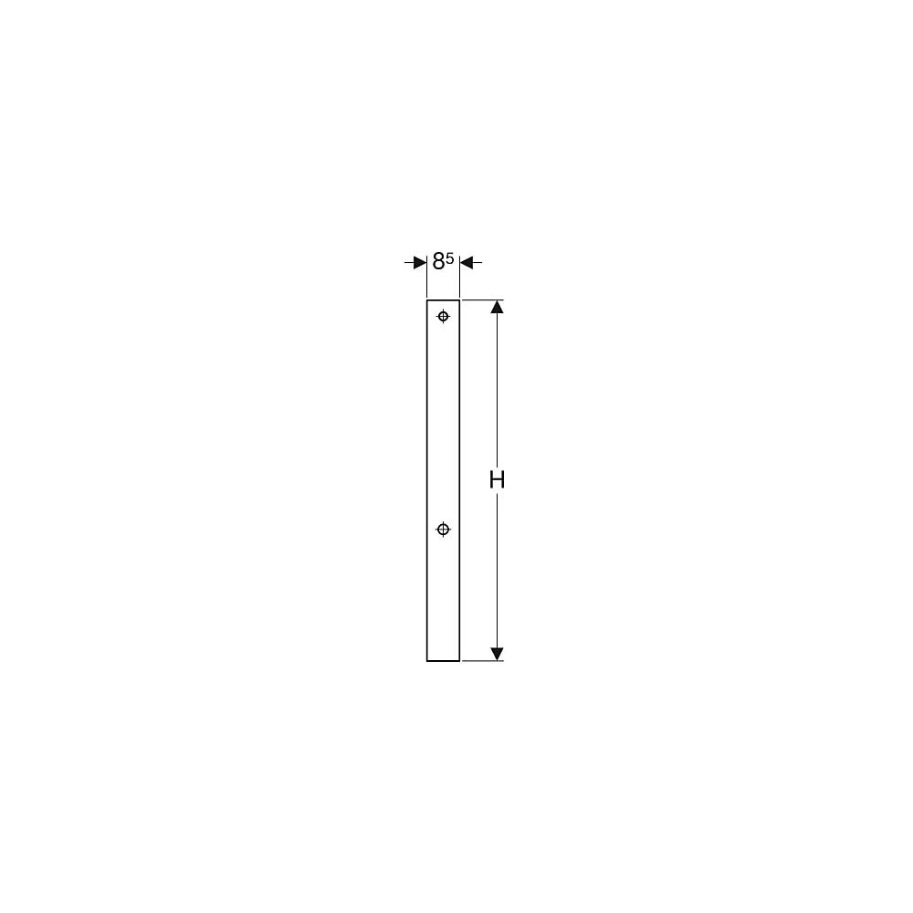Geberit Umbauset für Geberit AquaClean WC-Aufsätze Aluminium gebürstet, Sanitärmodul... GEBERIT-131100TA1 4025416166047 (Abb. 4)