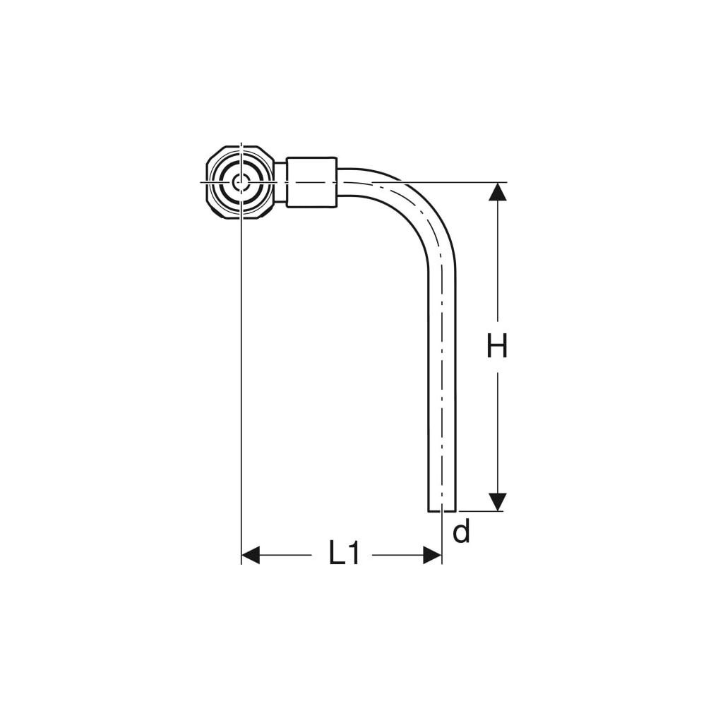 Geberit Probenahmeventil Rohrgewinde G 1/4"... GEBERIT-619709001 4025410651617 (Abb. 4)