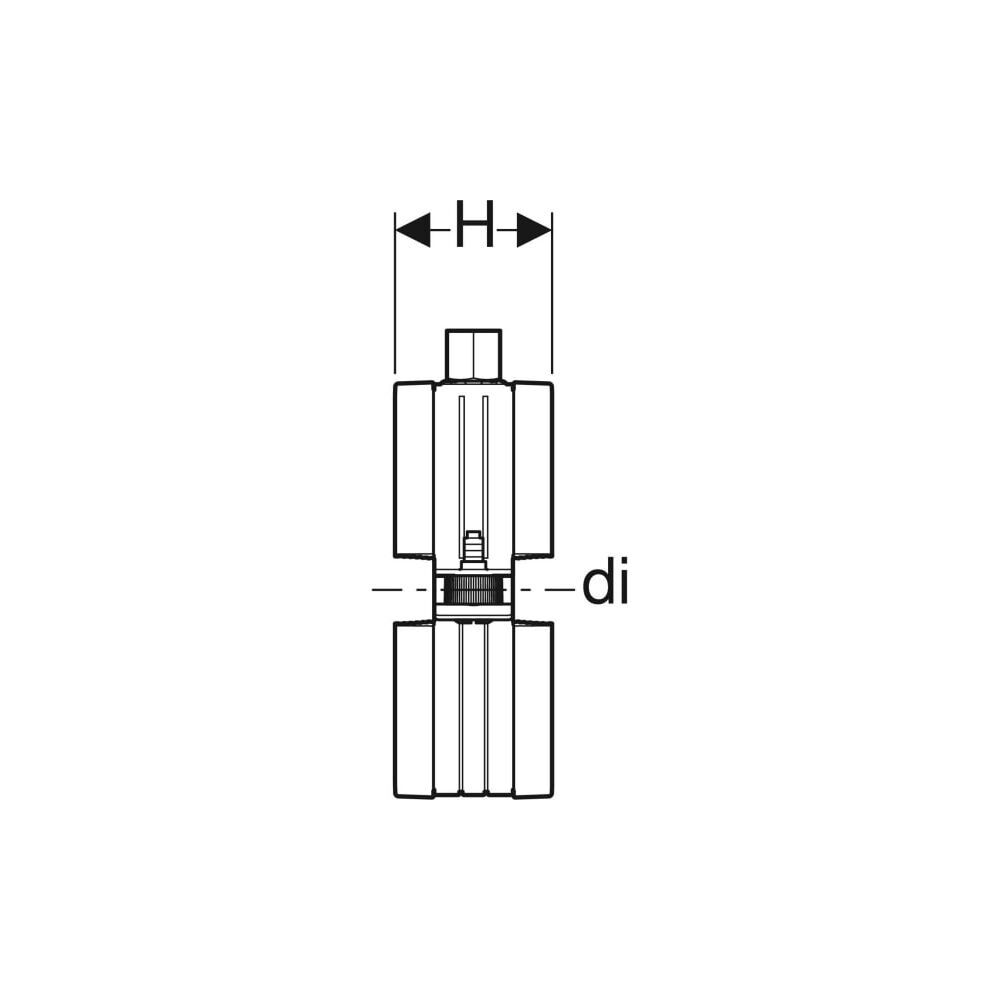 Geberit Rohrschelle gedämmt, mit Gewindemuffe M8/M10... GEBERIT-393299261 4025416474197 (Abb. 5)