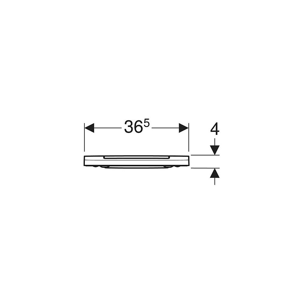 Geberit ONE WC-Sitz Hochglanz verchromt, Absenkautomatik, Quick-Release-Scharniere, ... GEBERIT-243989212 4025410529619 (Abb. 6)