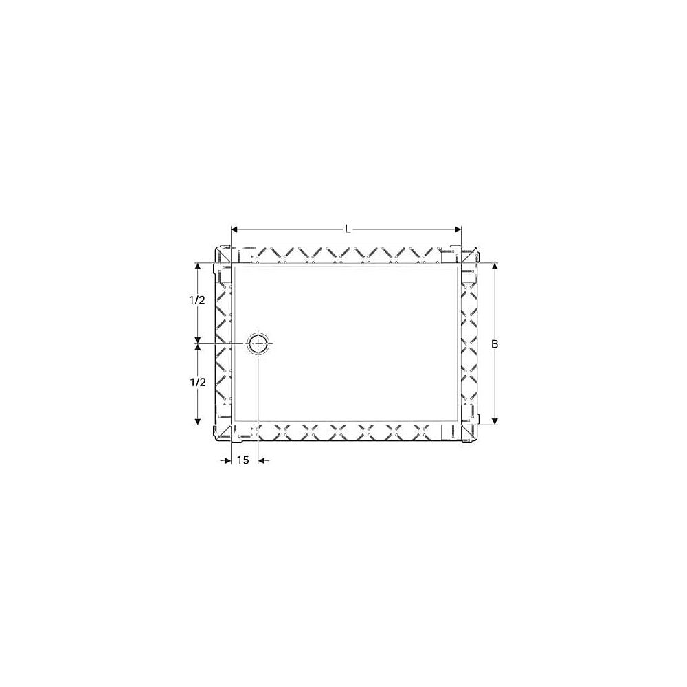 Geberit Setaplano Duschfläche rechteckig 170x90cm... GEBERIT-154278111 4025410771018 (Abb. 4)