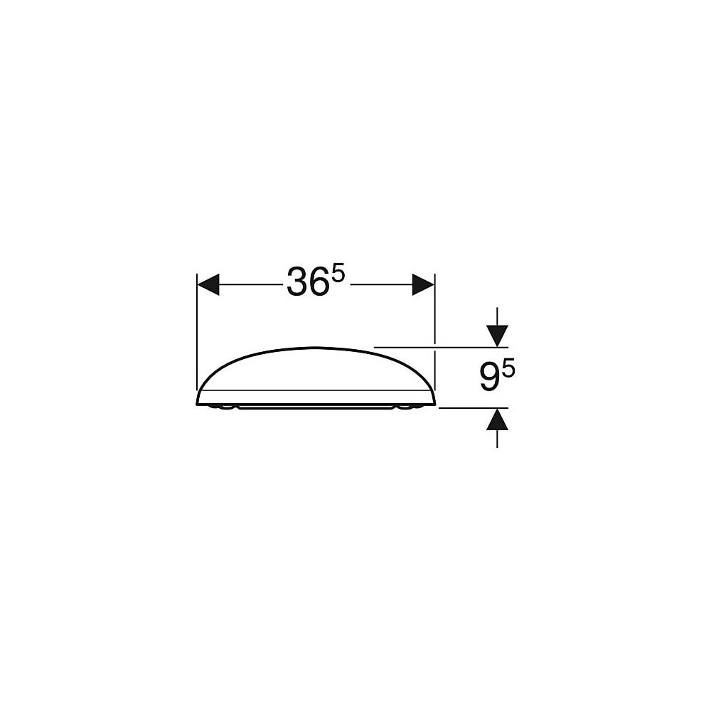 Geberit Citterio WC-Sitz mit Absenkautomatik, Befestigung von oben, Weiß/glänzend... GEBERIT-500540011 4025416608738 (Abb. 5)