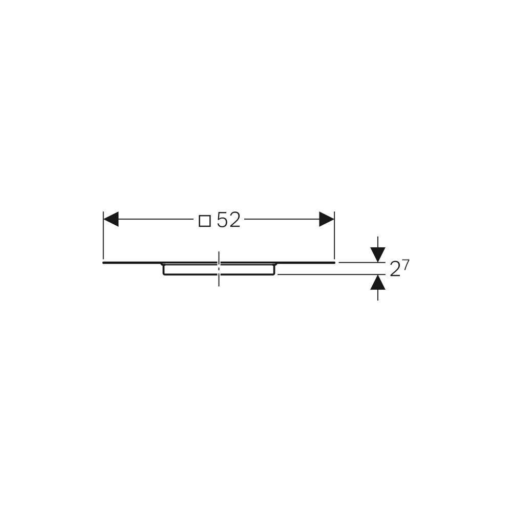 Geberit Pluvia Anschlussblech universell Anschluss Abdichtung Edelstahl... GEBERIT-359119001 4025410163035 (Abb. 4)