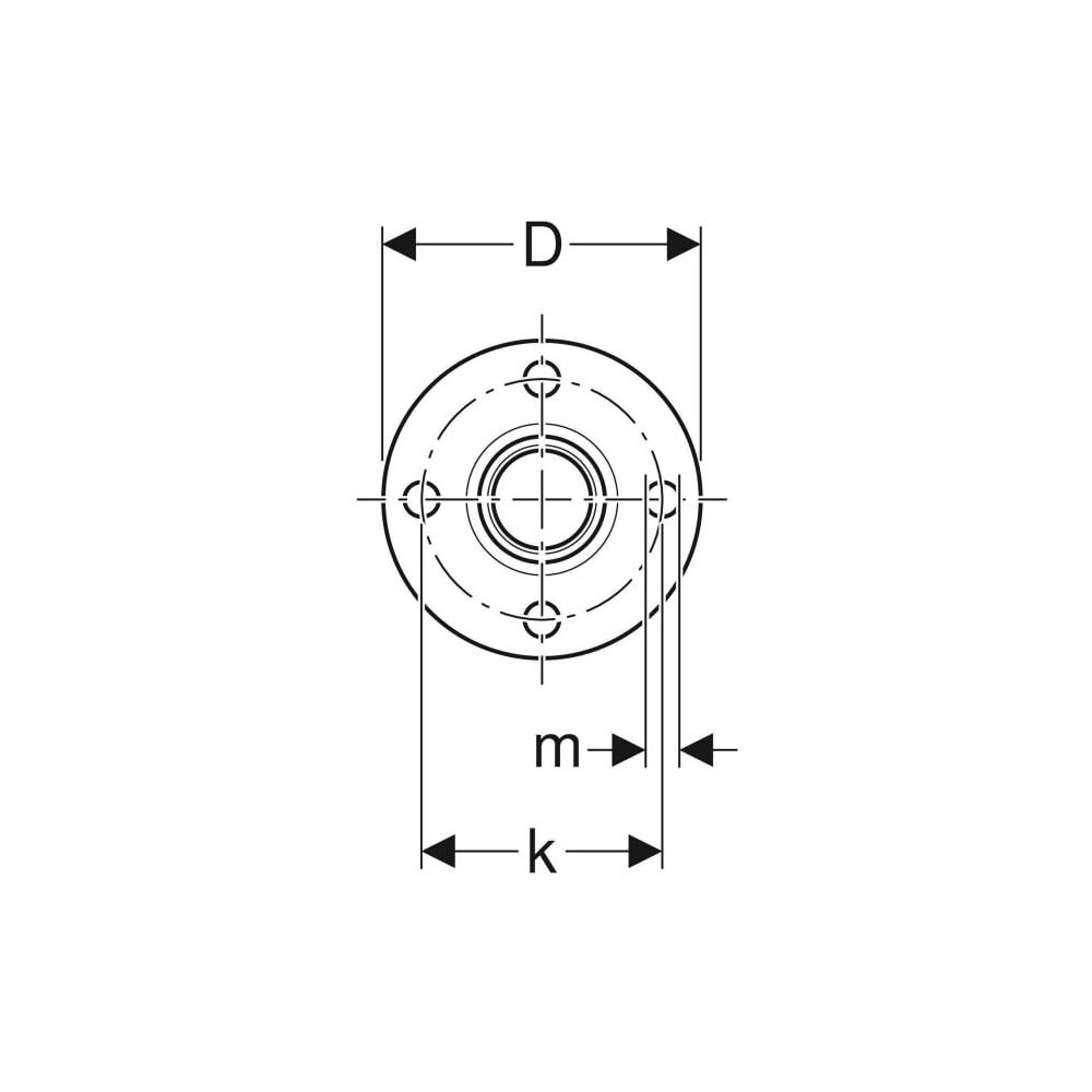 Geberit Mapress Edelstahl Flansch PN 10/16, mit Pressmuffe LABS-frei, d 108mm, DN 100... GEBERIT-83721 4024723837213 (Abb. 4)