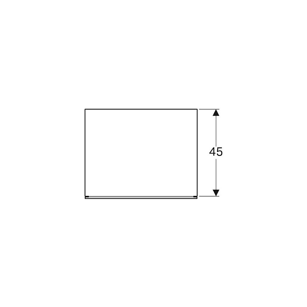 Geberit Xeno2 Seitenschrank 1 Schublade, 58x20x46,2cm, sculturagrau/Melamin Holzstru... GEBERIT-500507431 4025416611707 (Abb. 4)