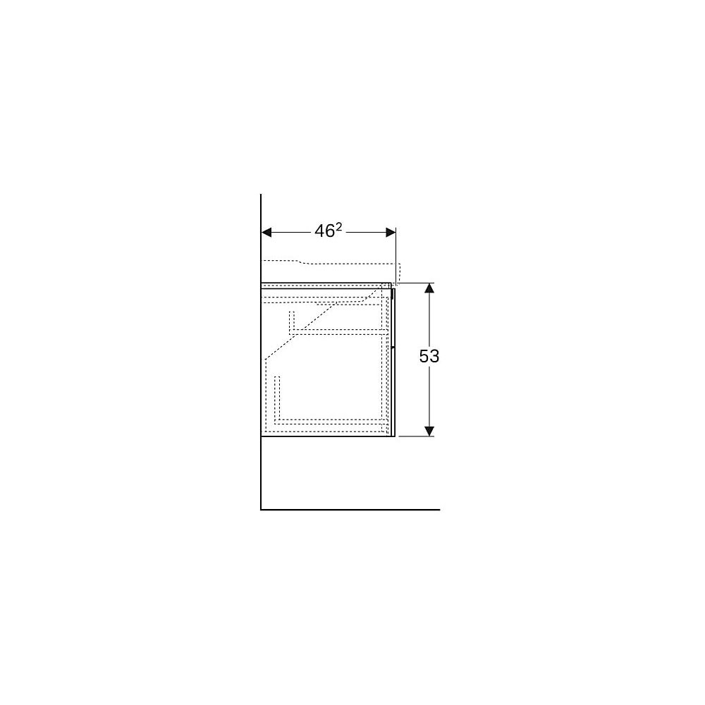 Geberit Xeno2 Unterschrank für Waschtisch, mit, Breite ab 120cm, 4 Schubladen, 117,4... GEBERIT-500518011 4025416610304 (Abb. 7)