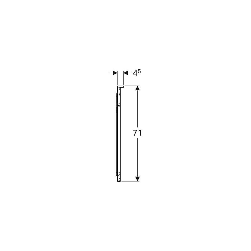 Geberit Xeno2 Lichtspiegel mit direkter, indirekter Beleuchtung, Breite 90cm, Höhe 7... GEBERIT-500522001 4025416608509 (Abb. 6)