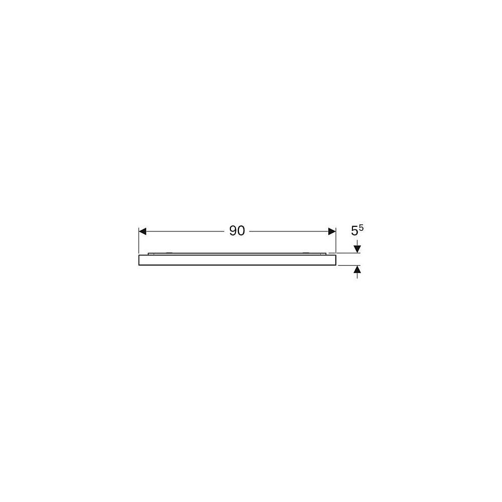 Geberit Xeno2 Lichtspiegel mit direkter, indirekter Beleuchtung, Breite 90cm, Höhe 7... GEBERIT-500522001 4025416608509 (Abb. 4)