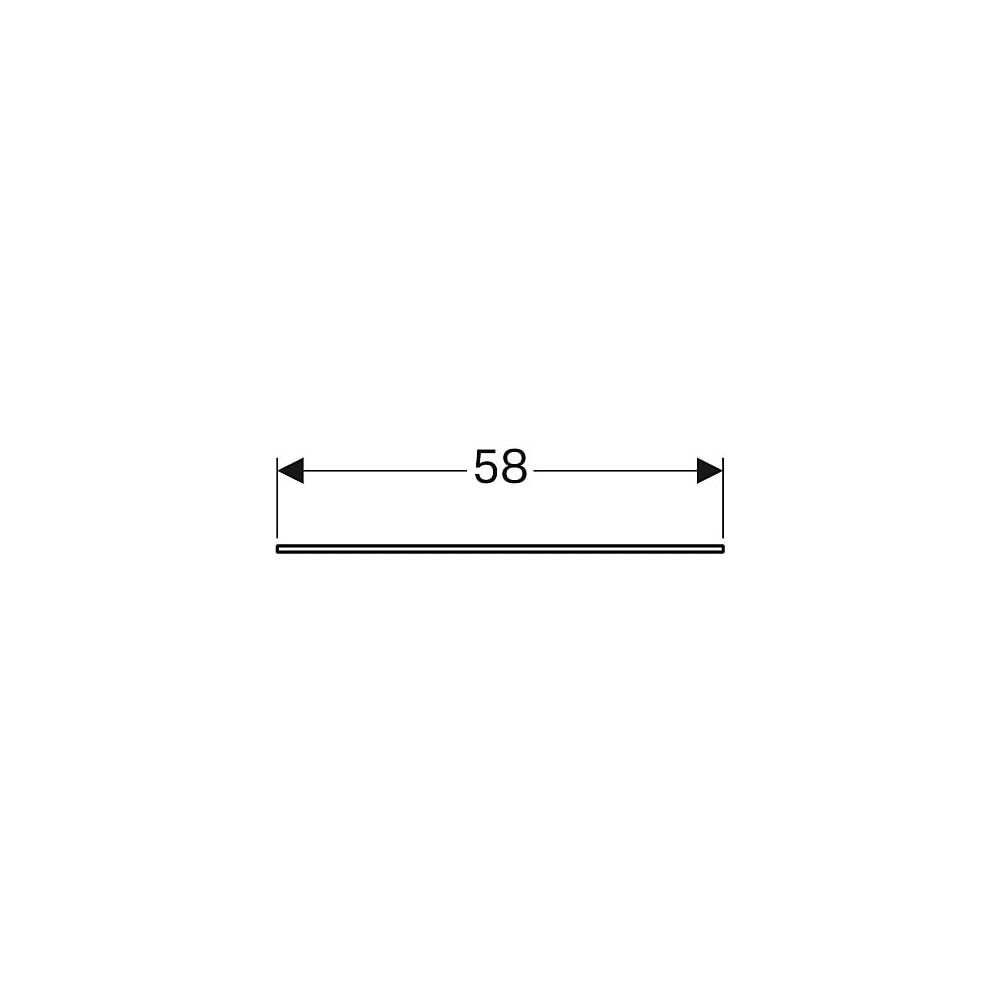 Geberit Xeno2 Glasablage 58x0,8x45cm... GEBERIT-500524001 4025416608530 (Abb. 5)