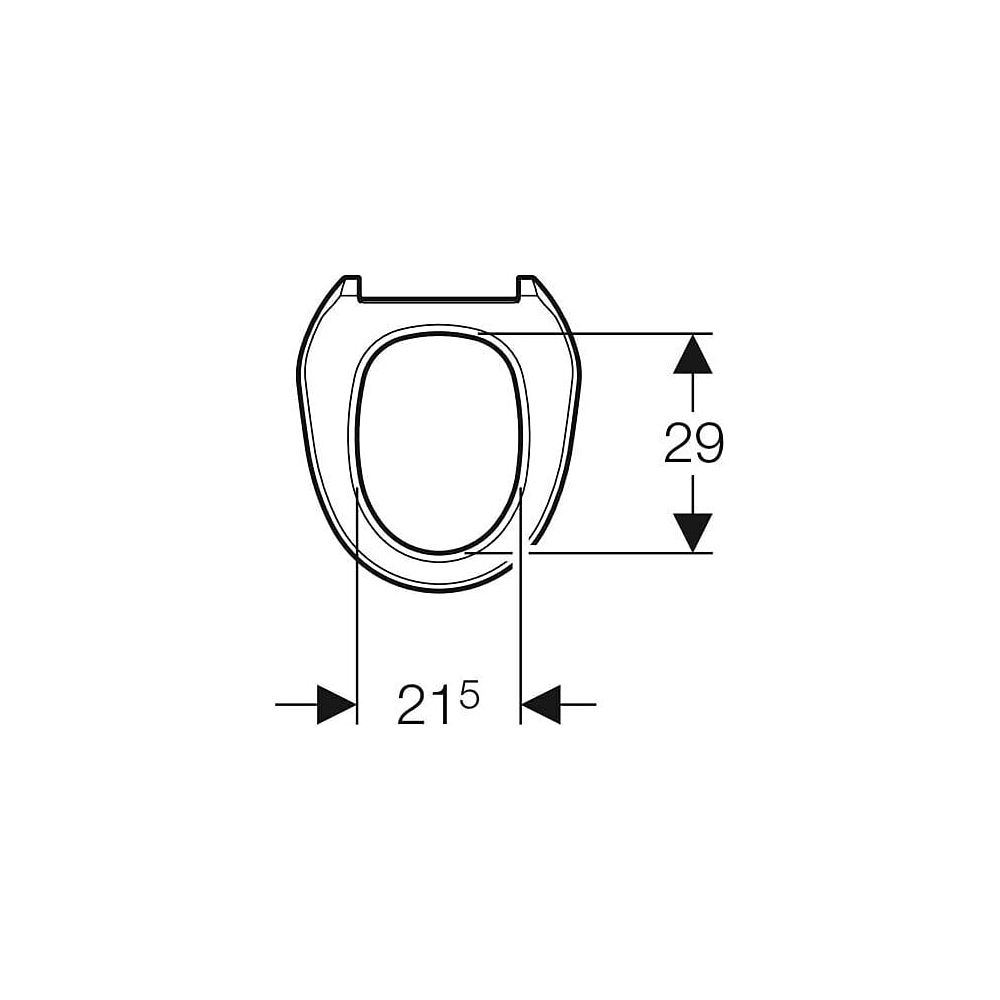 Geberit WC-Sitzring für Geberit Balena 8000plus/8000 Alpinweiß/glänzend... GEBERIT-250066111 4025416712121 (Abb. 4)