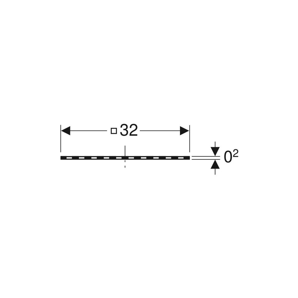 Geberit Lochblechrost für Geberit Pluvia Ergänzungsset begehbar... GEBERIT-240647001 4025416866725 (Abb. 2)