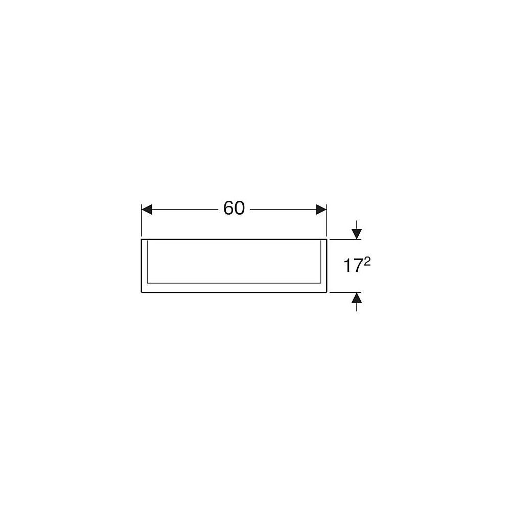 Geberit Option Plus Spiegelschrank, Beleuchtung, 2 Türen, 60x70x17,2cm, CEE 7/4,7/3,... GEBERIT-500593001 4025416533993 (Abb. 4)