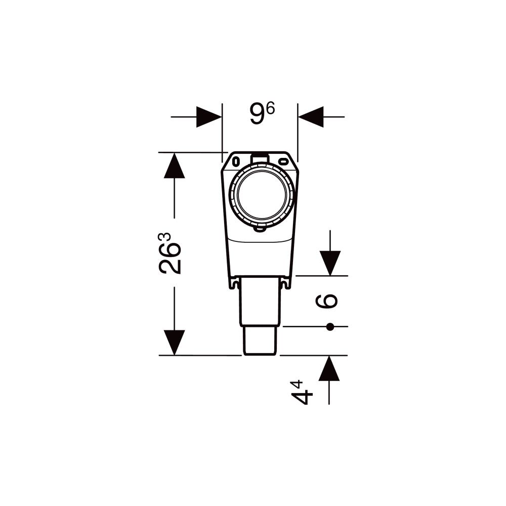 Geberit HS01 Hygienespülung mit Batterie d 50mm, d1 40mm... GEBERIT-616290001 4025410944849 (Abb. 4)