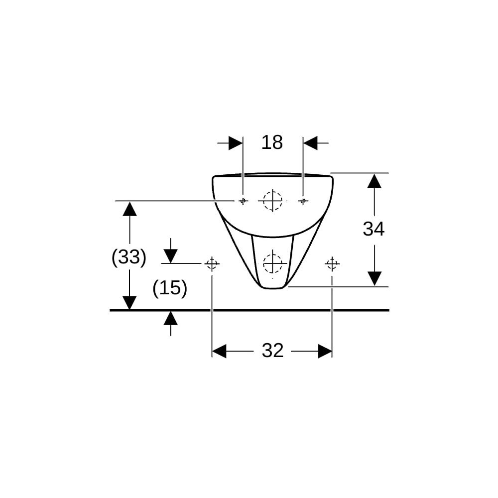 Geberit Renova Plan Wandbidet Tiefe 54cm, Überlauf sichtbar, Weiß... GEBERIT-232150000 4022009305784 (Abb. 8)
