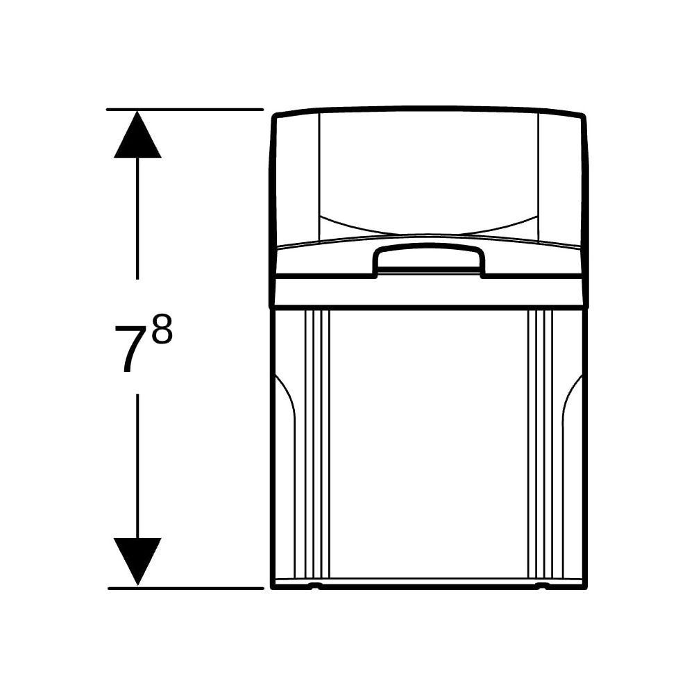Geberit Steckdosenelement, 230V, 50Hz, Anthrazit, 501020000... GEBERIT-501020000 4022009343441 (Abb. 14)