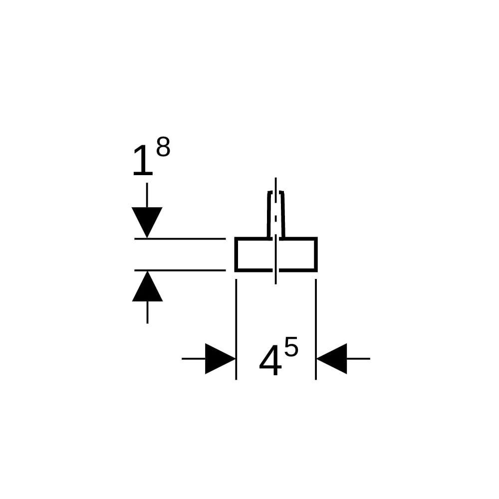 Geberit Ventilsieb Außendurchmesser 45mm, Kieselgrau... GEBERIT-352332081 4025416057734 (Abb. 5)