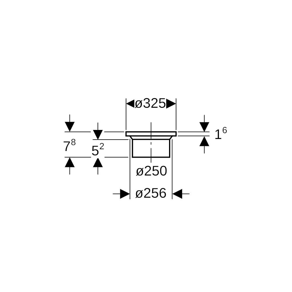 Geberit PE Vorschweißbund Außendurchmesser 250mm... GEBERIT-371744161 4025416036333 (Abb. 5)