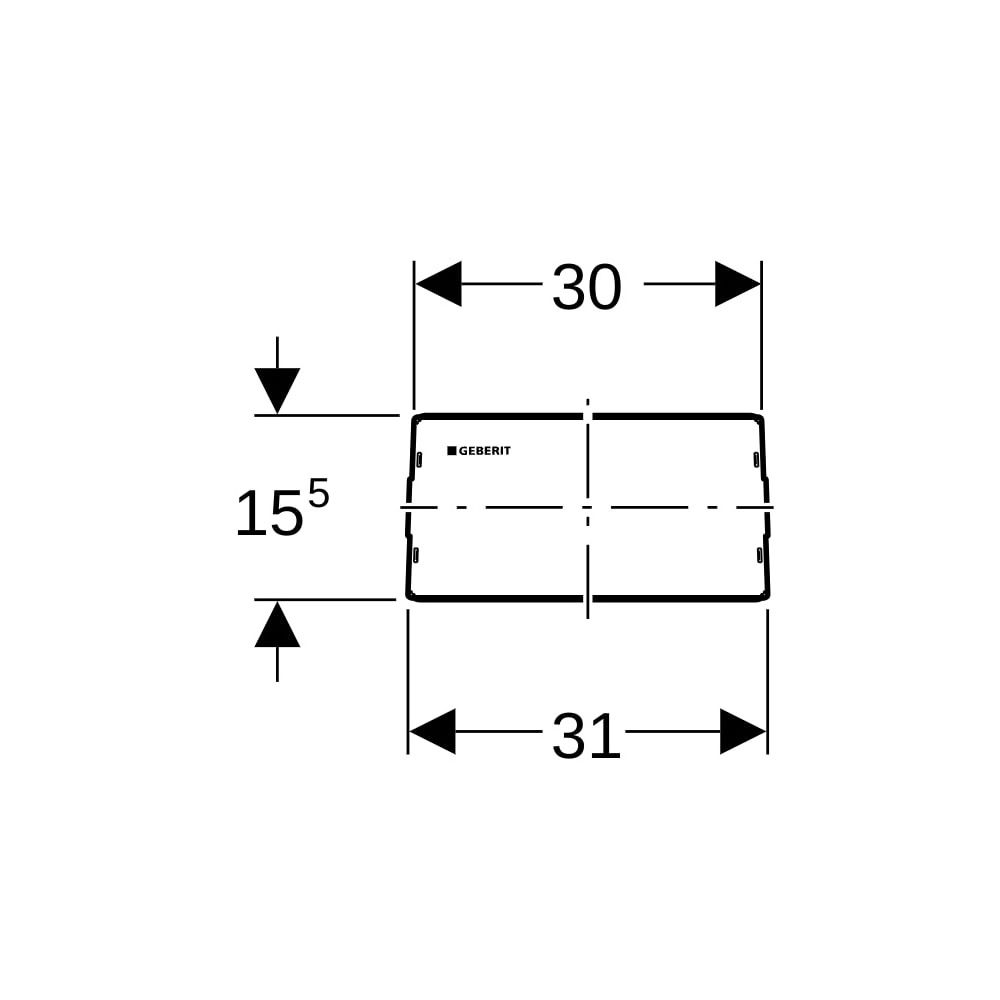 Geberit Verlängerungsset für Bauschutz... GEBERIT-240233001 4025416042006 (Abb. 6)