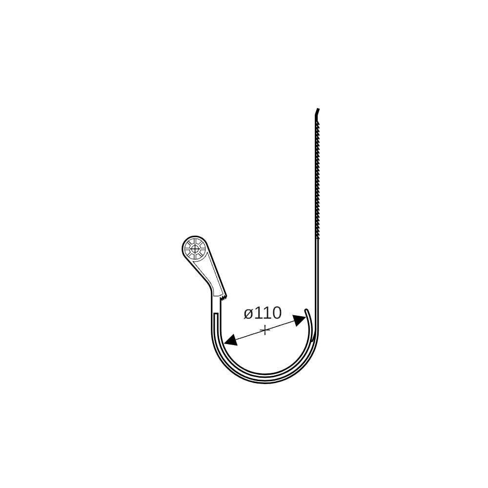 Geberit GIS Rohrschelle für Entwässerungsleitung DN 100... GEBERIT-367050001 4025416030560 (Abb. 5)