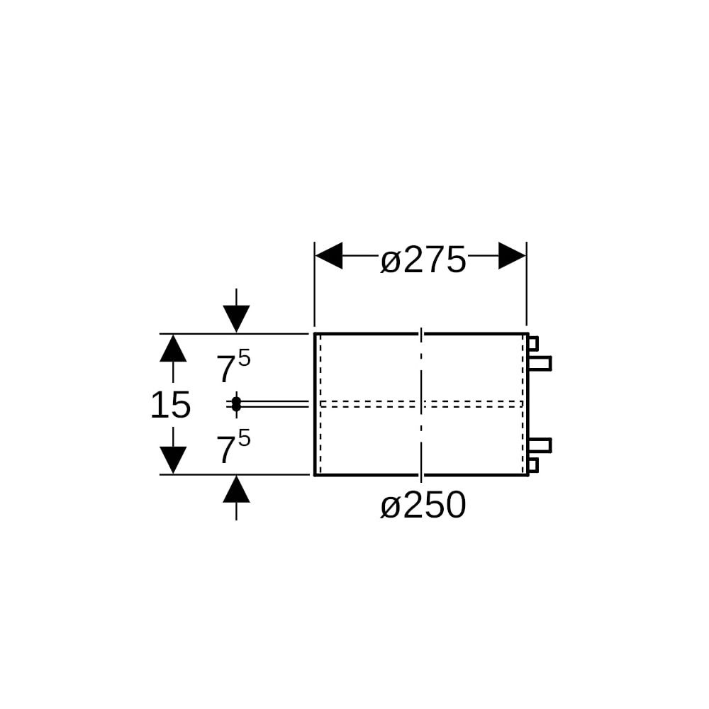 Geberit PE Thermomuffe Außendurchmesser 250mm... GEBERIT-371775161 4025416036395 (Abb. 5)