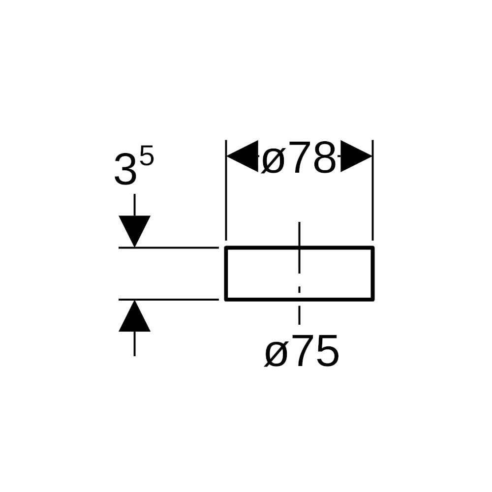 Geberit PE Schutzkappe für Rohrende d 75mm... GEBERIT-365802921 4025416028154 (Abb. 5)