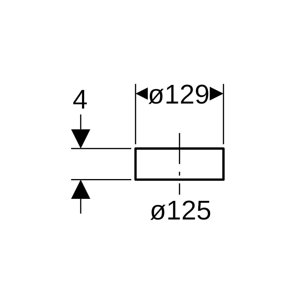 Geberit PE Schutzkappe für Rohrende Außendurchmesser 125mm... GEBERIT-368802921 4025416034209 (Abb. 5)