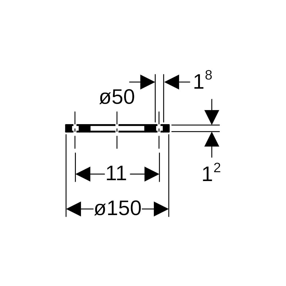 Geberit PE Losflansch Außendurchmesser 50mm... GEBERIT-361745001 4025416023029 (Abb. 5)