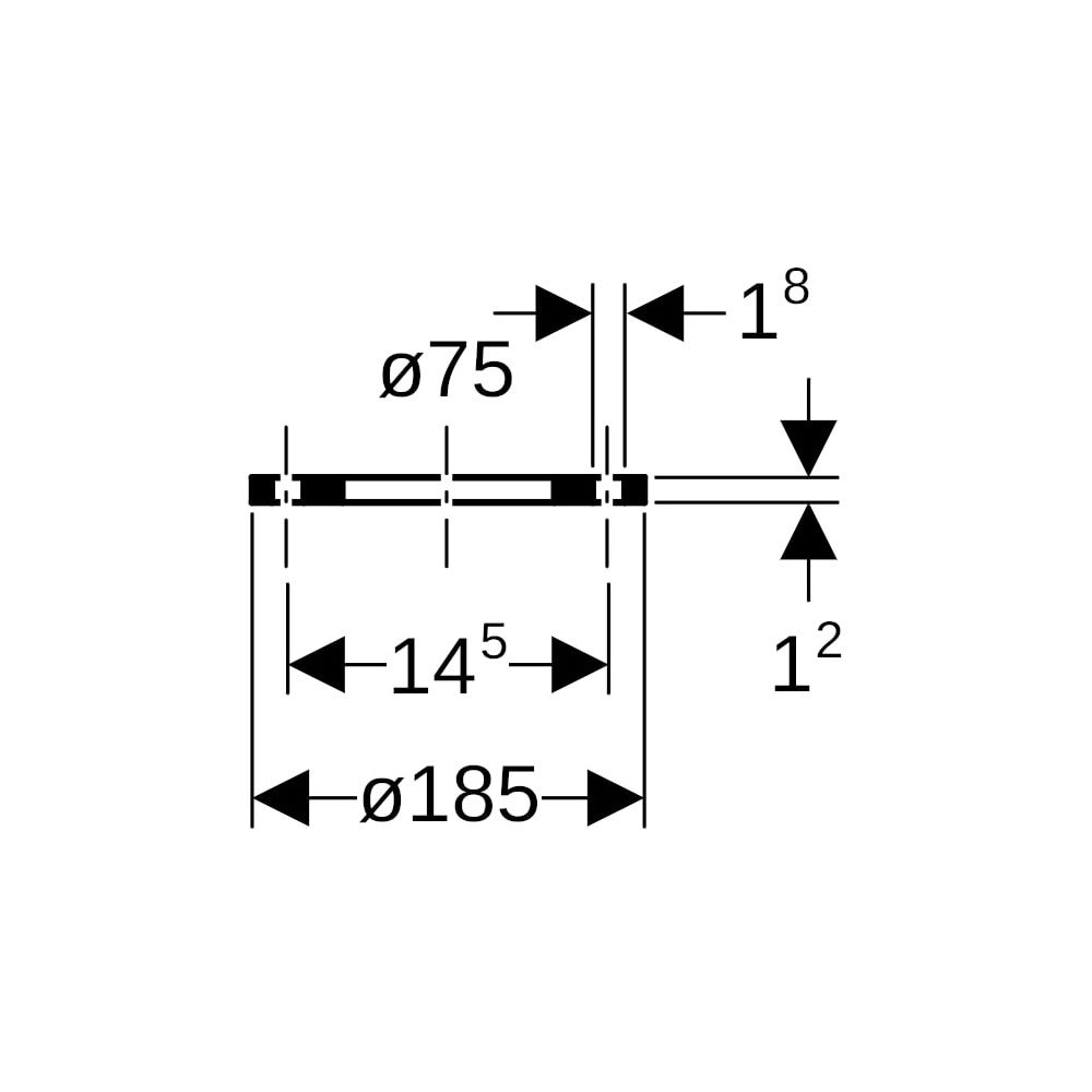 Geberit PE Losflansch d 75mm, 365745001... GEBERIT-365745001 4025416027829 (Abb. 5)