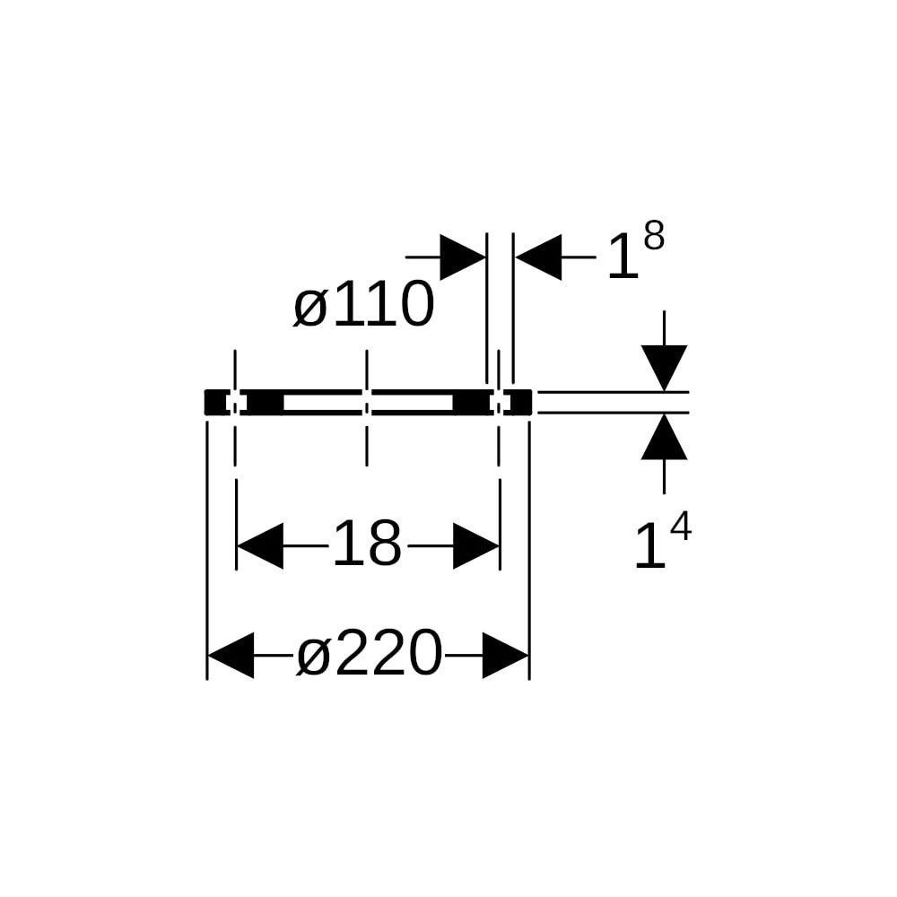 Geberit PE Losflansch d 110mm, 367745001... GEBERIT-367745001 4025416032168 (Abb. 5)