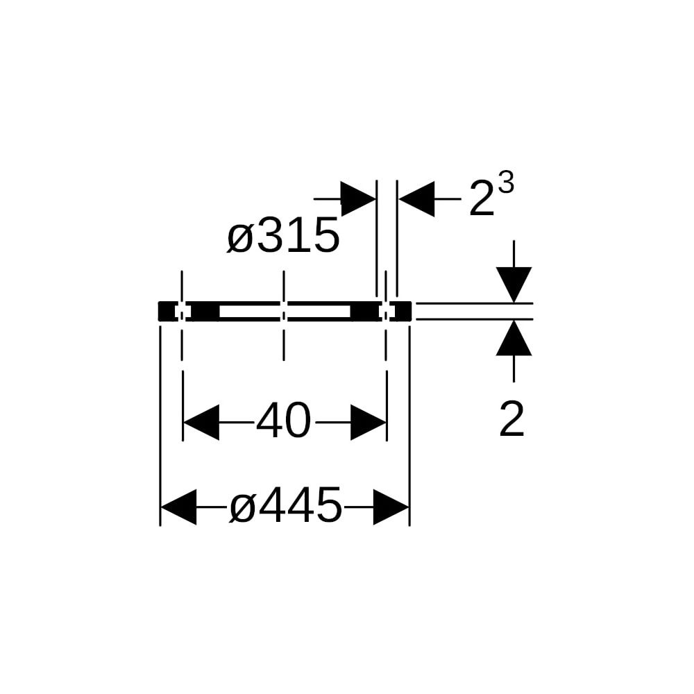 Geberit PE Losflansch Außendurchmesser 315mm... GEBERIT-372745001 4025416036845 (Abb. 5)
