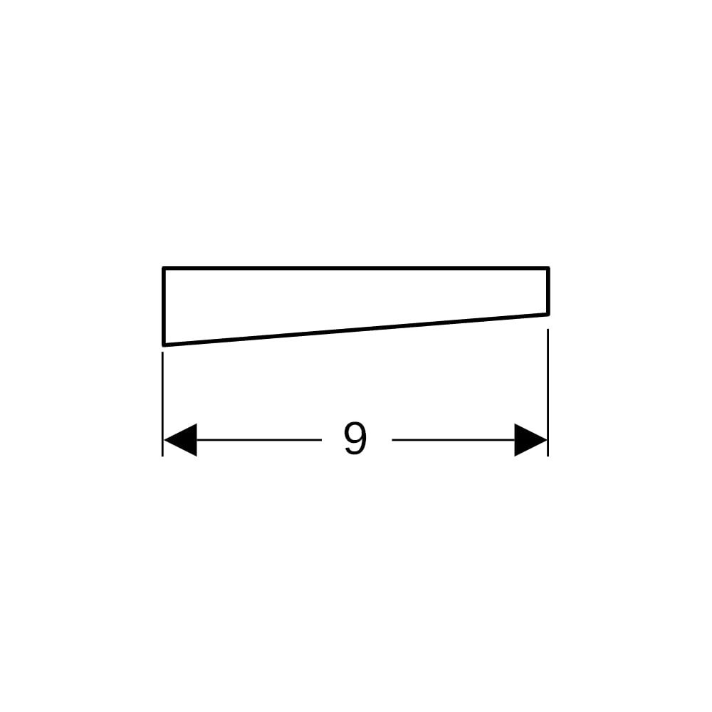 Geberit Pluvia Befestigungskeil, 362865261... GEBERIT-362865261 4025416024033 (Abb. 5)