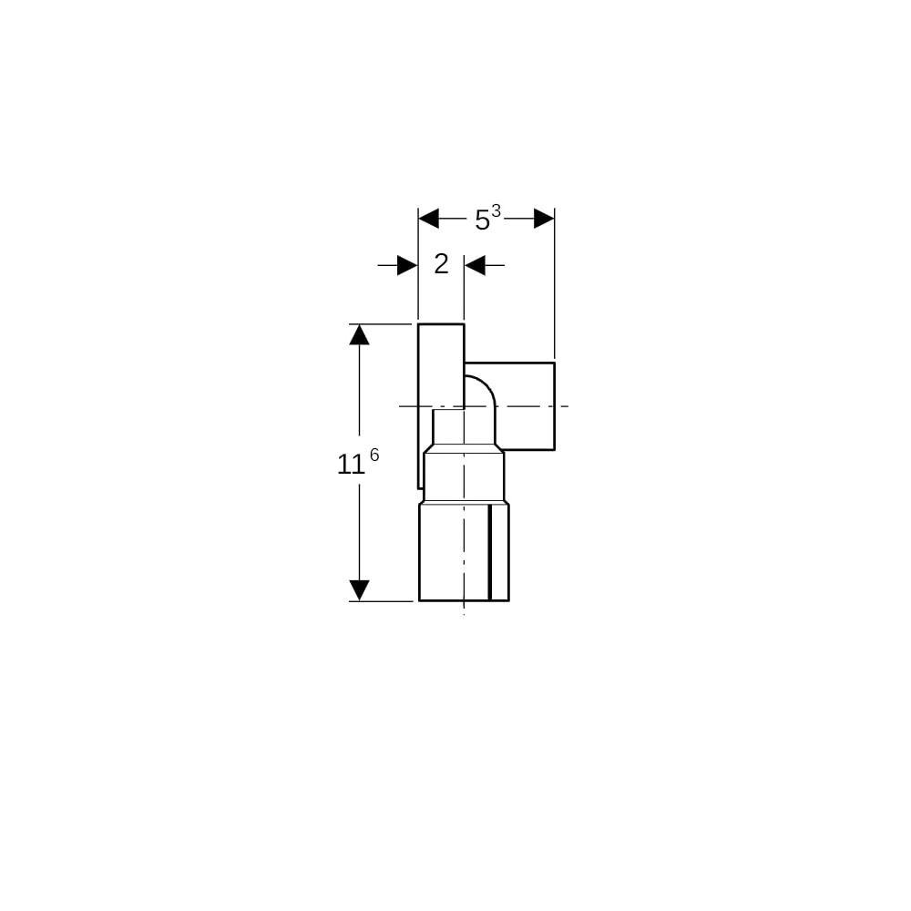 Geberit Schalldämmset für Doppelanschlusswinkel 90 Grad EPDM... GEBERIT-601805001 4025416167280 (Abb. 6)