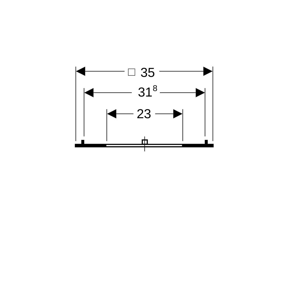 Geberit Kraftverteilplatte, 240239001... GEBERIT-240239001 4025416042365 (Abb. 5)