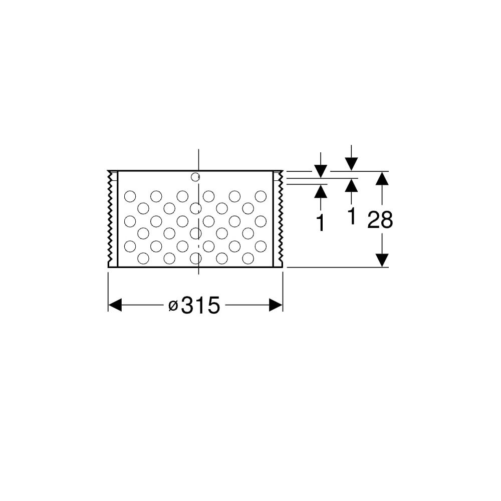 Geberit Schachtrohr d315, 240240001... GEBERIT-240240001 4025416042372 (Abb. 5)