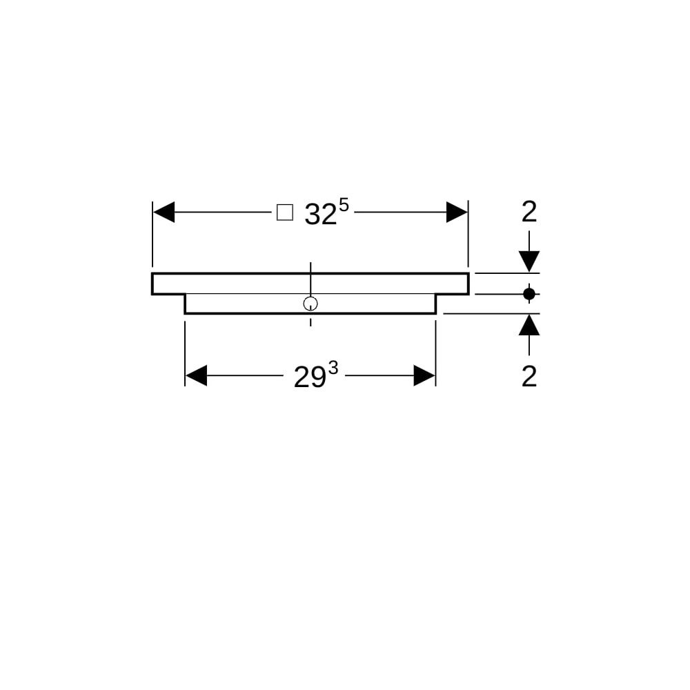 Geberit Rostträger für Geberit Pluvia für Ergänzungsset befahrbar... GEBERIT-240241001 4025416042389 (Abb. 5)