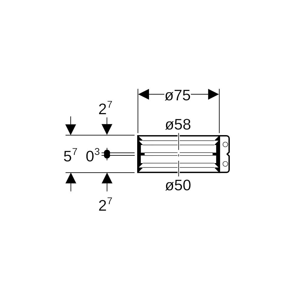 Geberit Übergangsspannverbinder d 50mm, d1 58mm... GEBERIT-359465002 4025410100160 (Abb. 5)