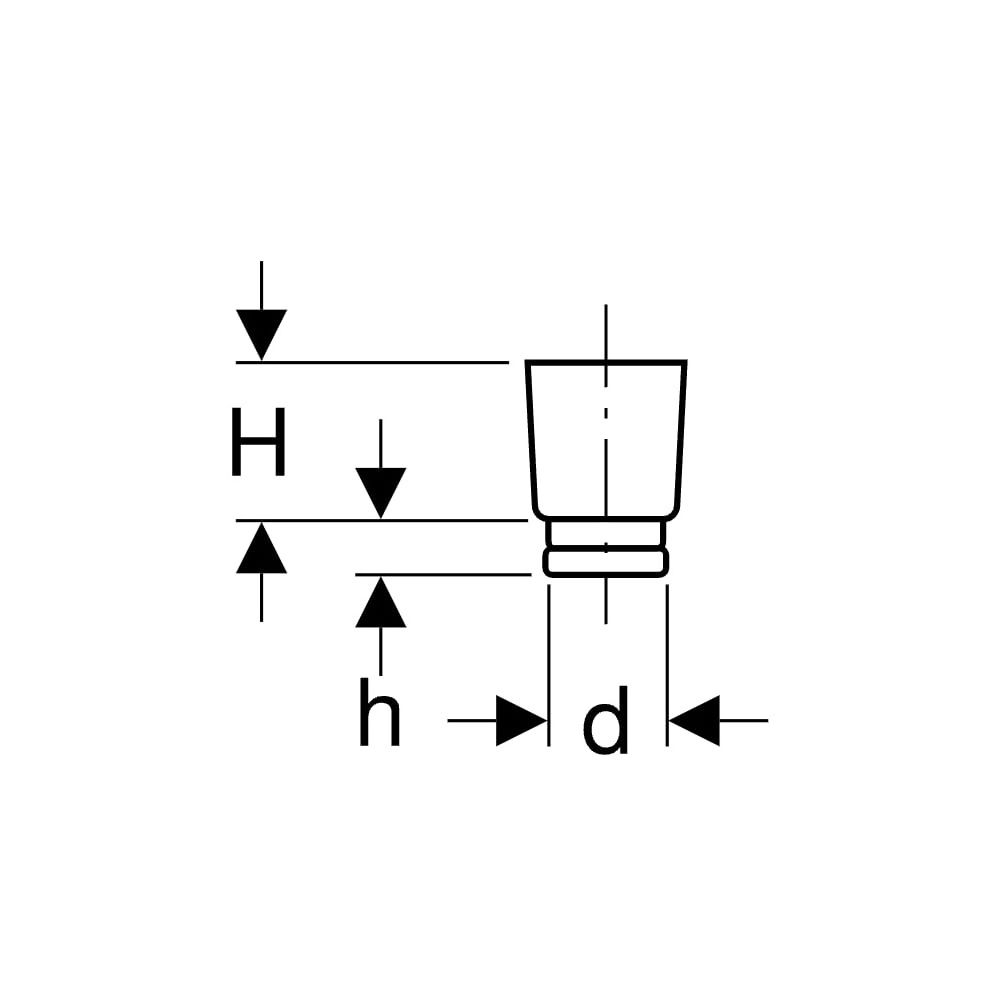 Geberit Schutzstopfen Außendurchmesser 44,6mm... GEBERIT-362796921 4025416023845 (Abb. 5)