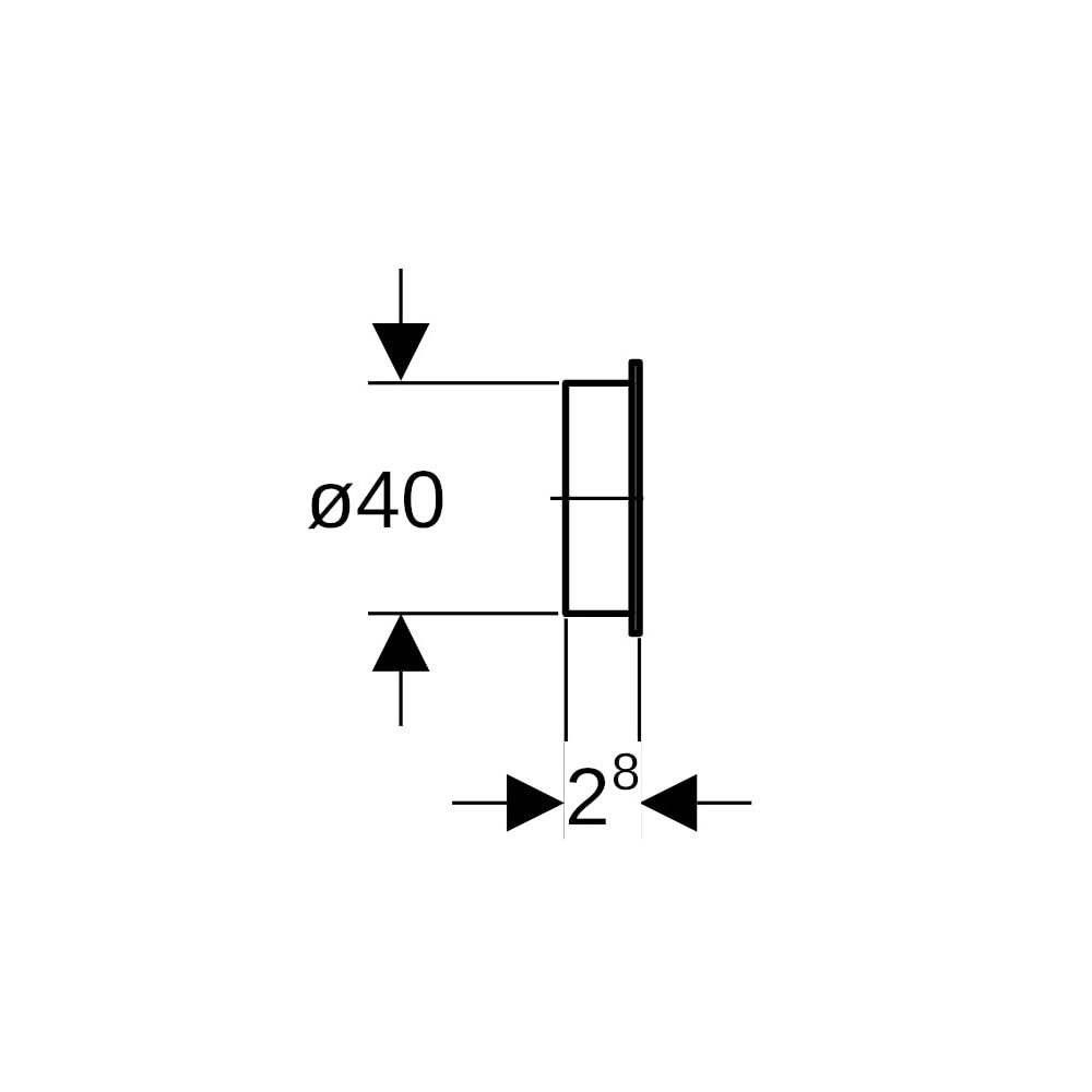 Geberit Schutzstopfen Außendurchmesser 40mm... GEBERIT-853612921 4025416048275 (Abb. 5)