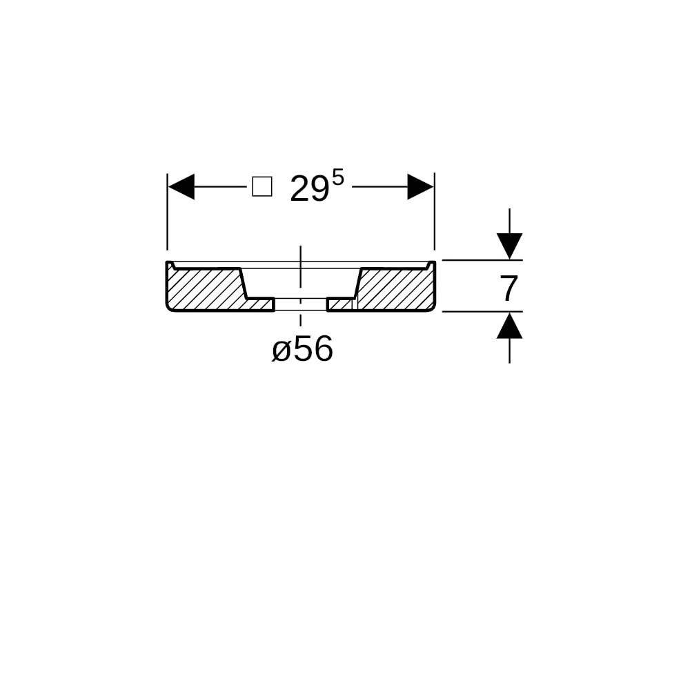 Geberit Kondenswasserdämmung für Geberit Pluvia Dachwassereinlauf Außendurchmesser 5... GEBERIT-240296001 4025416072683 (Abb. 5)