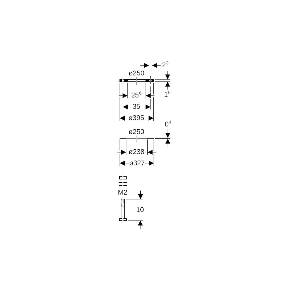Geberit PE Set Flansch Außendurchmesser 250mm... GEBERIT-371746001 4025416036357 (Abb. 5)
