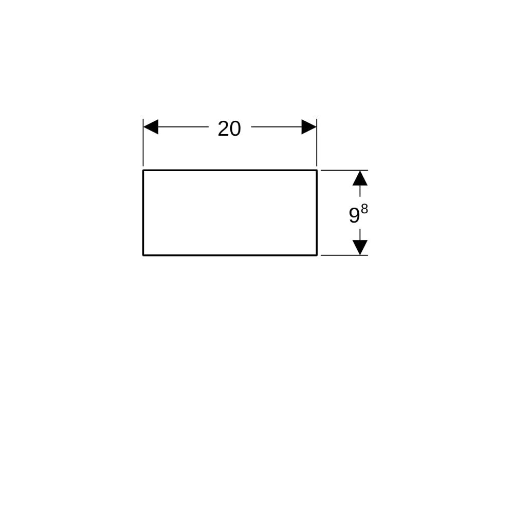 Geberit Schubladeneinsatz H-Unterteilung, für untere Schublade, 32,3x9,8x20cm, Lava/... GEBERIT-500676001 4025416140825 (Abb. 9)