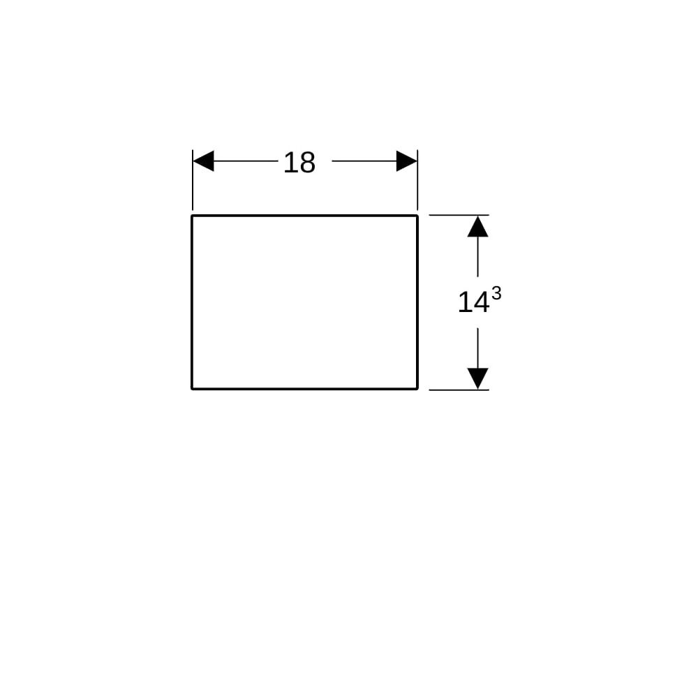 Geberit VariForm Schubladeneinsatz H-Unterteilung, für untere Schublade, 18x14,3x37,... GEBERIT-501157001 4025410746382 (Abb. 7)