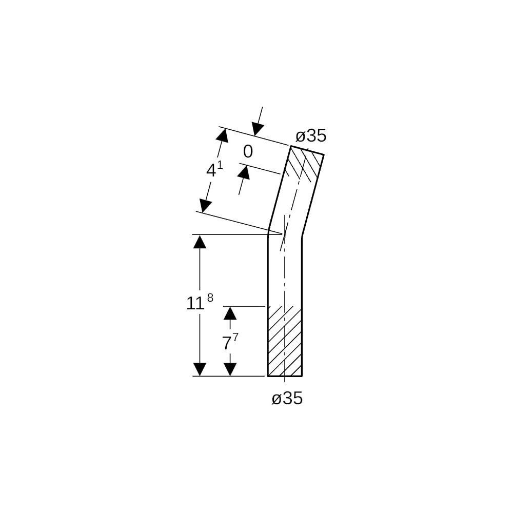 Geberit Mapress Edelstahl Passbogen 15 Grad, Außendurchmesser 35mm... GEBERIT-30906 4024723309062 (Abb. 5)