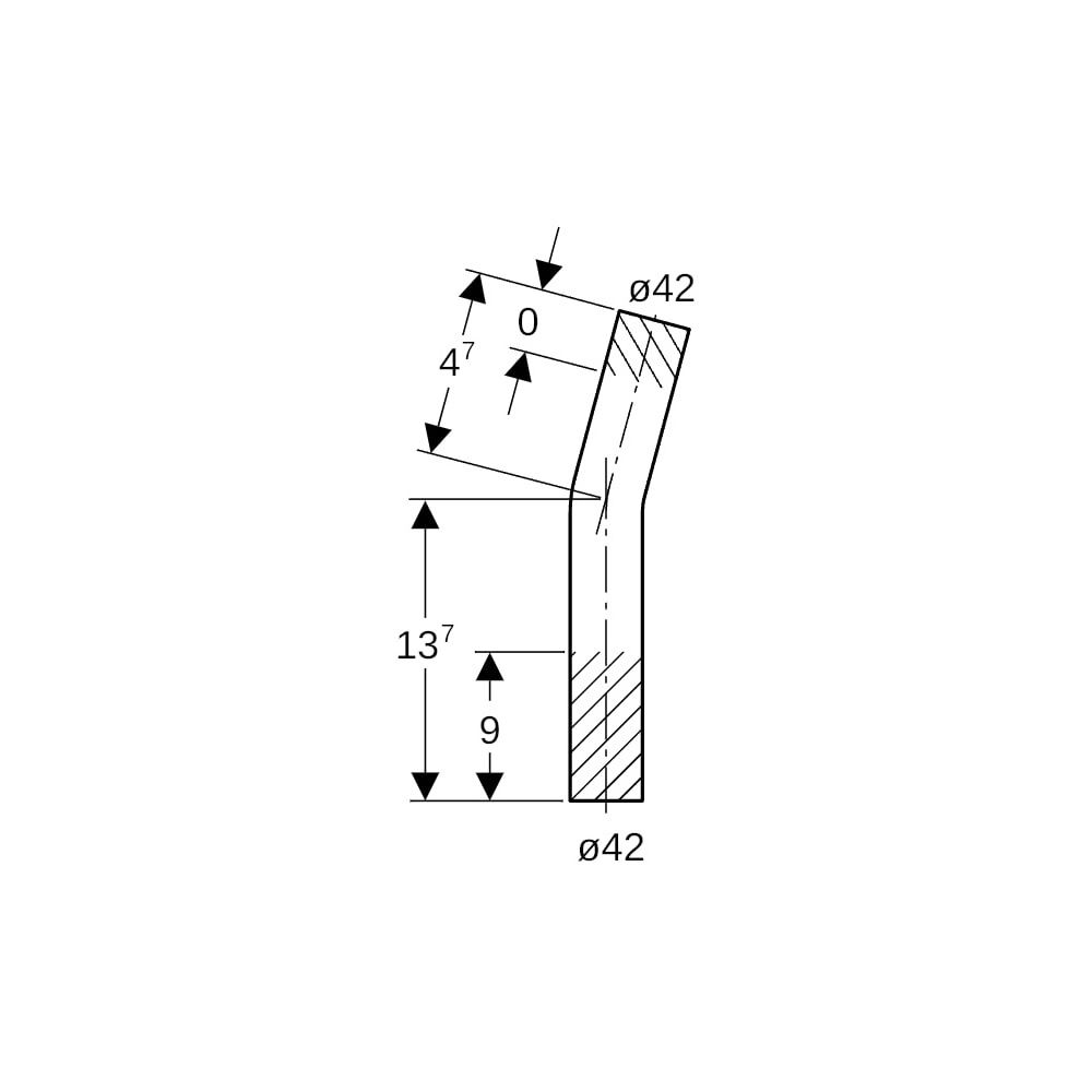 Geberit Mapress Edelstahl Passbogen 15 Grad, Außendurchmesser 42mm... GEBERIT-30907 4024723309079 (Abb. 5)
