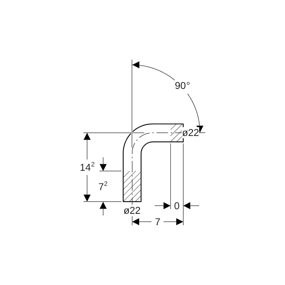 Geberit Mapress C-Stahl Passbogen 90 Grad Außendurchmesser 22mm... GEBERIT-20404 4024723204046 (Abb. 5)