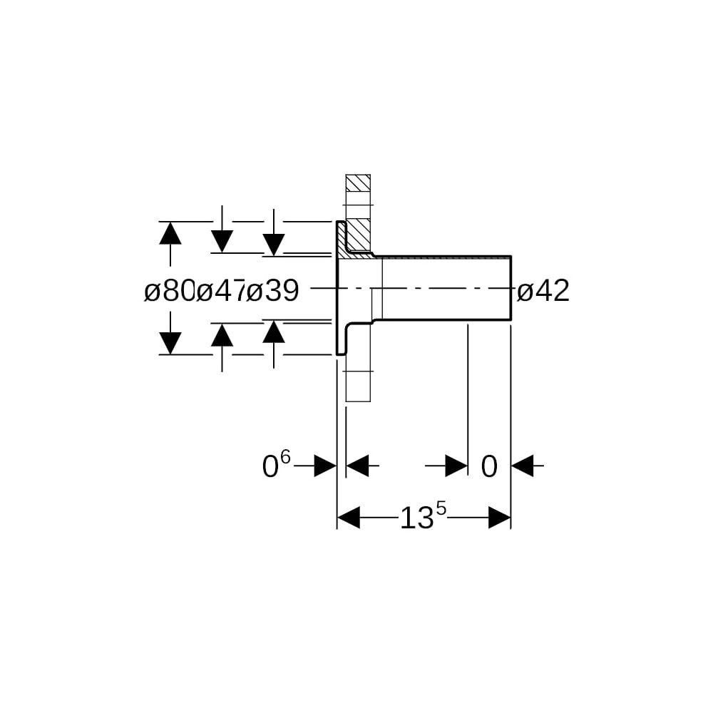 Geberit Mapress Edelstahl Bund mit Einschubende, für Losflansch 6 bar Außendurchmesser 4... GEBERIT-36152 4024723361527 (Abb. 5)